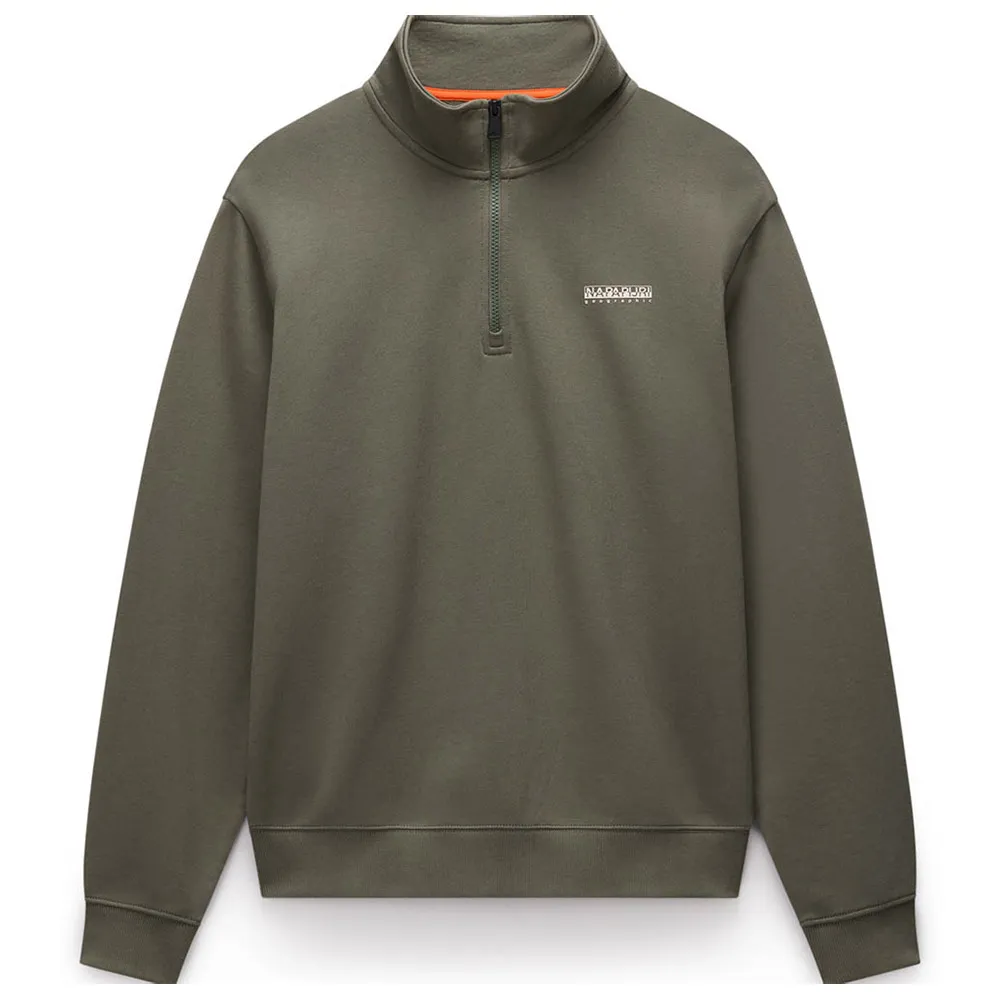 

Толстовка Napapijri Small Box half zip, зеленый