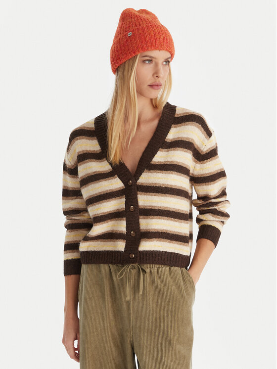 

Кардиган regular fit Bukit EQWSW03030 Quiksilver, коричневый