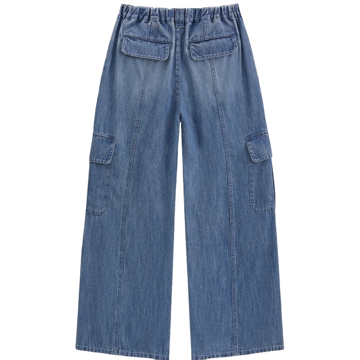 Джинсы Wide Leg GAP Blue Washed — фото 3