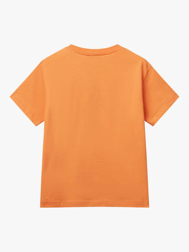 Детская футболка с логотипом Benetton, Apricot — фото 2