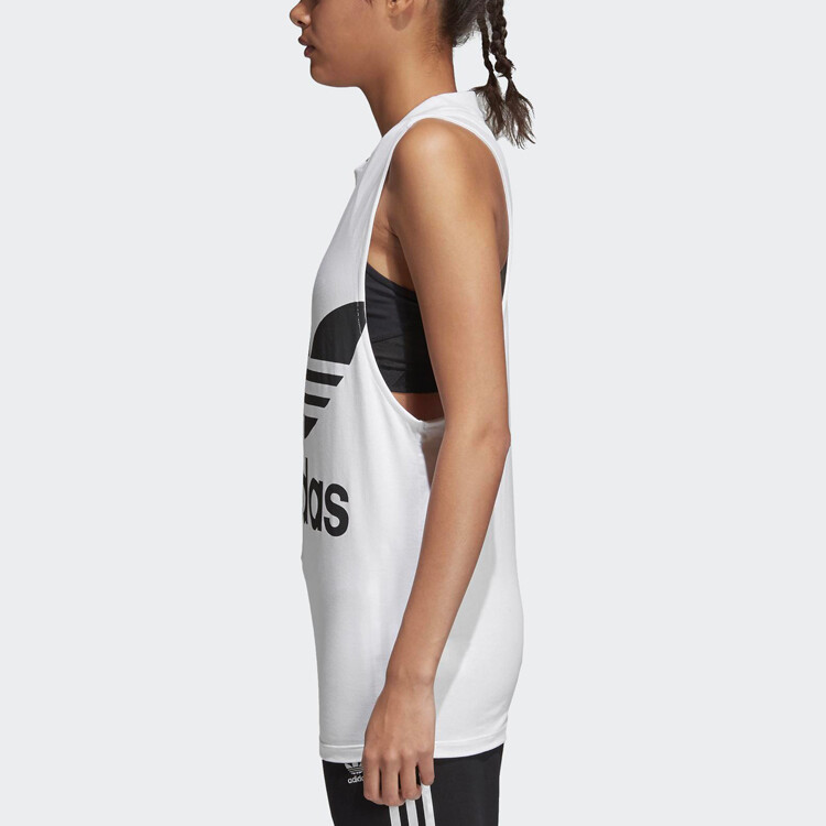 Жилет Trefoil женский белый Adidas Originals — фото 4