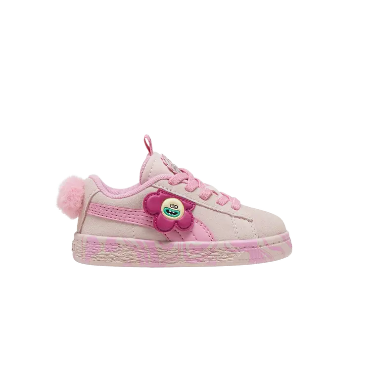 

Кроссовки Trolls x Suede Classic Toddler, цвет Queen Poppy