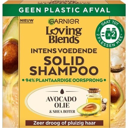 

Garnier Shampoo Bar Loving Blends с маслом авокадо и ши
