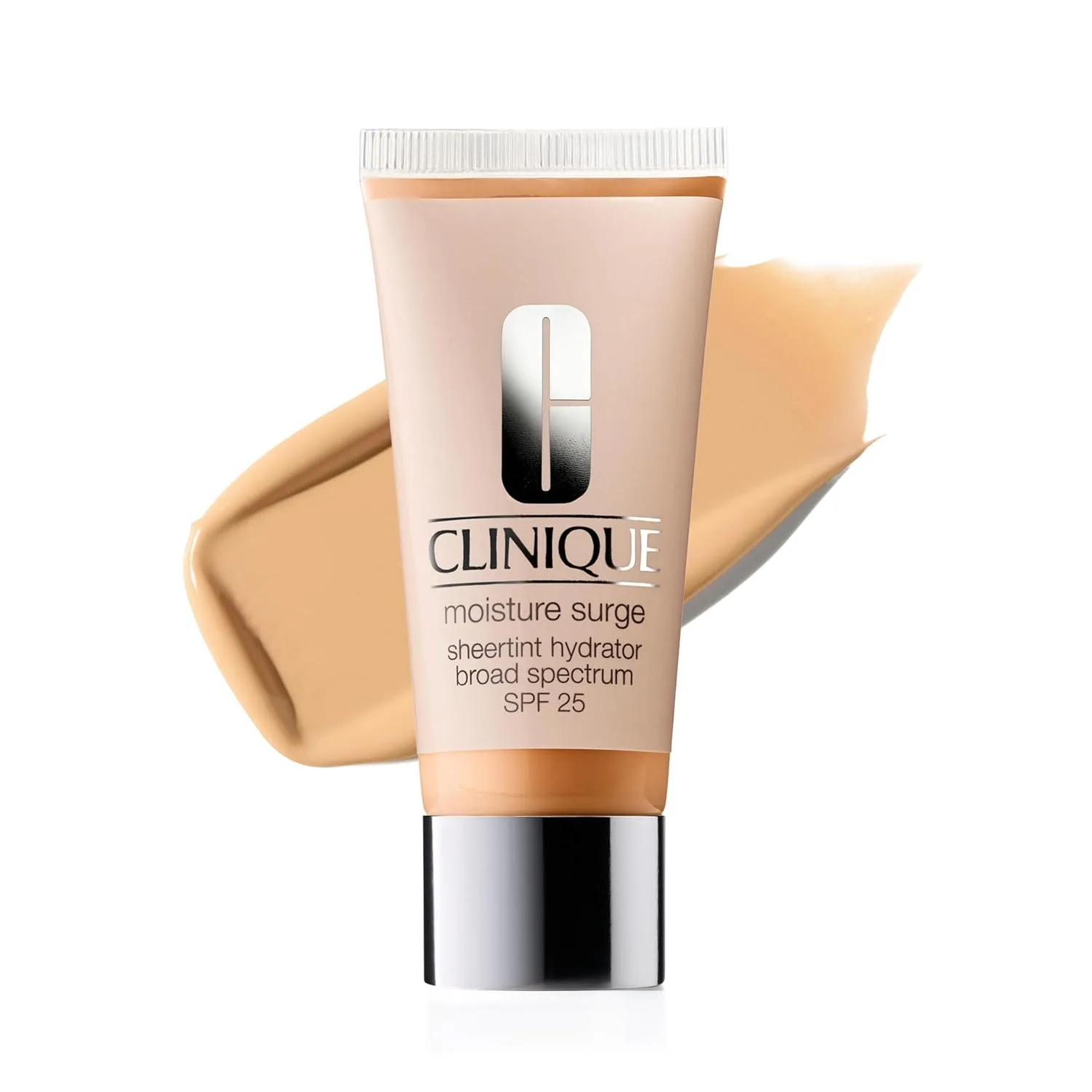 Clinique Moisture Surge Sheertint Hydrator увлажняющий тонирующий увлажнитель широкого спектра SPF 25 с гиалуроновой кислотой и алоэ для всех типов кожи, AC Light-Medium 03