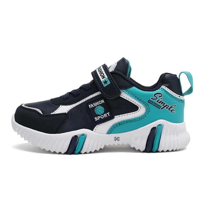 

Амортизирующая и водонепроницаемая повседневная обувь для детей YUZHAOLIN, синий/зеленый