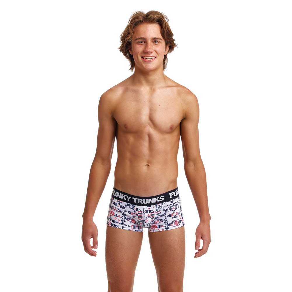 

Боксеры Funky Trunks Underwear Good Plumbing Slip, белый