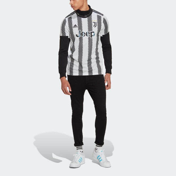 Футболка Ювентус 22 23 домашняя футбольная майка Adidas, белый — фото 3