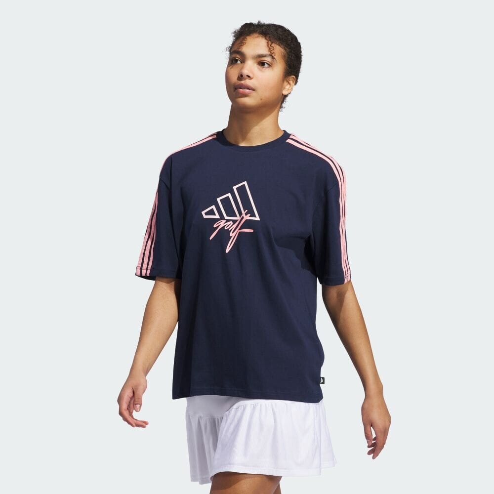 

Футболка Adidas OVERSIZED GRAPHIC TEE, цвет College Navy