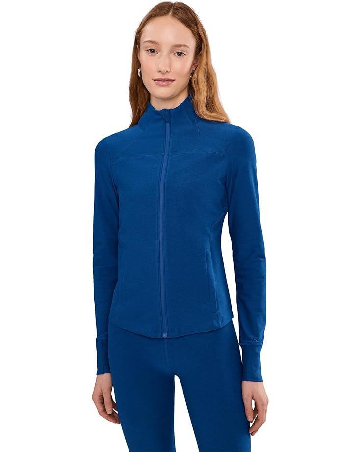 

Женская активная куртка Beyond Yoga Spacedye Trails, Marine Blue Heather