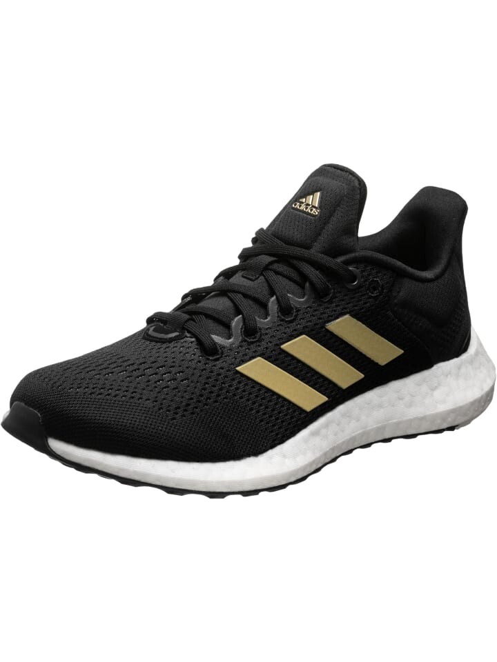 

Кроссовки на шнуровке adidas, цвет core black