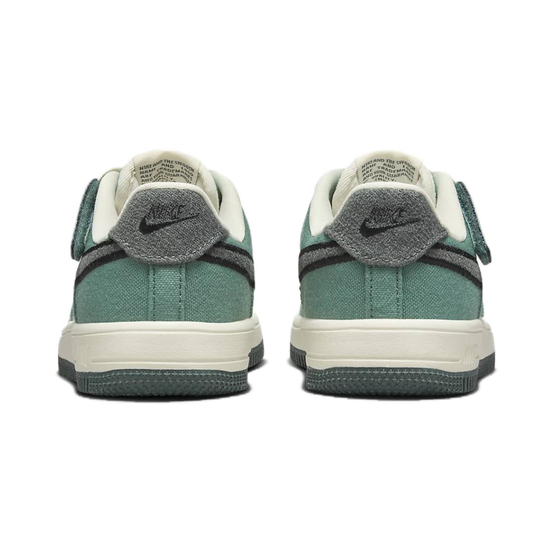 Nike Air Force 1 Антискользящие Износостойкие Низкие Детские Скейтбординговые Кроссовки Зеленый Коричневый Для детей 3-7 лет — фото 3