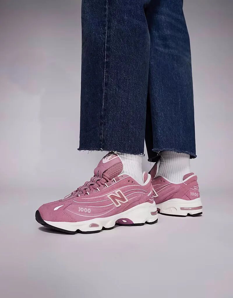 Унисекс кроссовки New Balance M1000 розового цвета