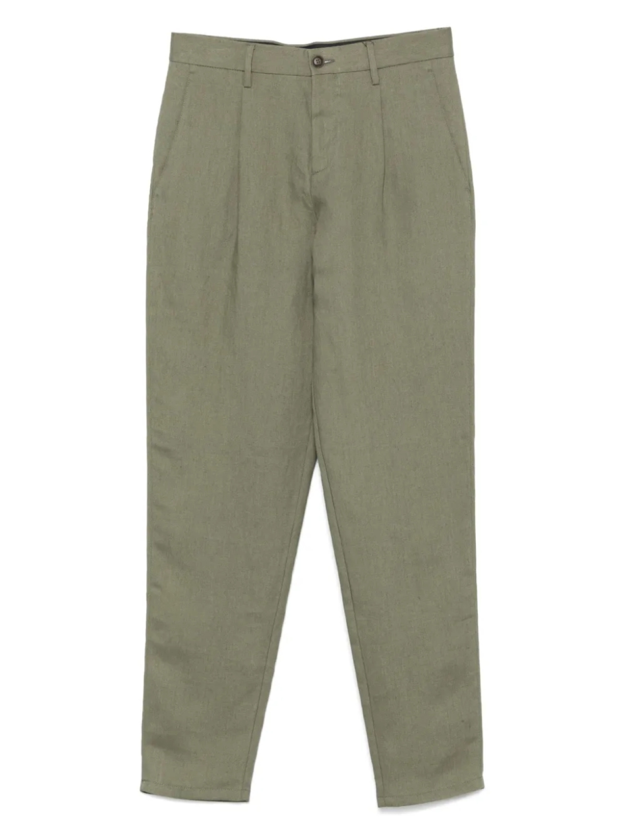 

Canali льняные брюки, зеленый
