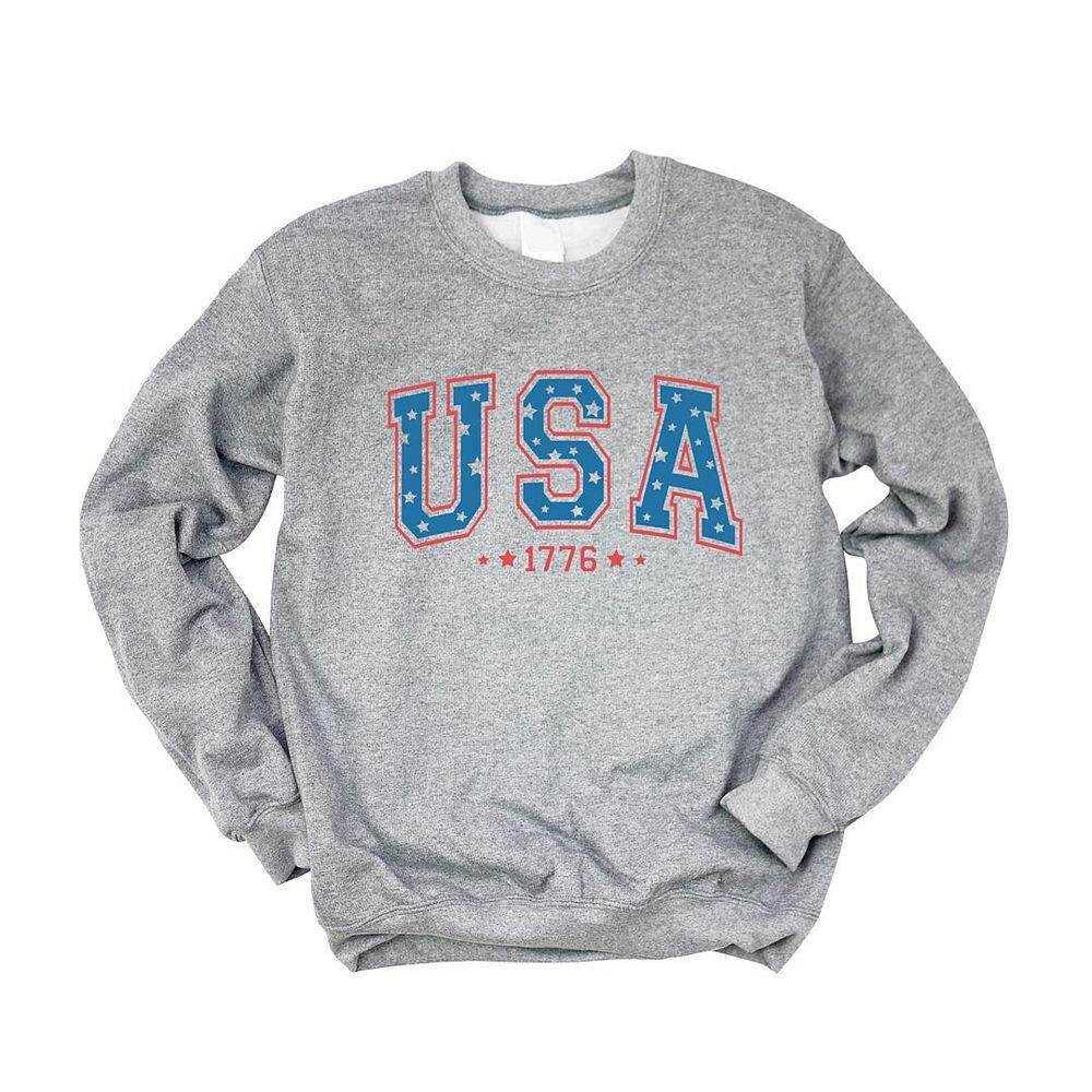 

Толстовка со звездами USA 1776 Simply Sage Market, цвет Graphite