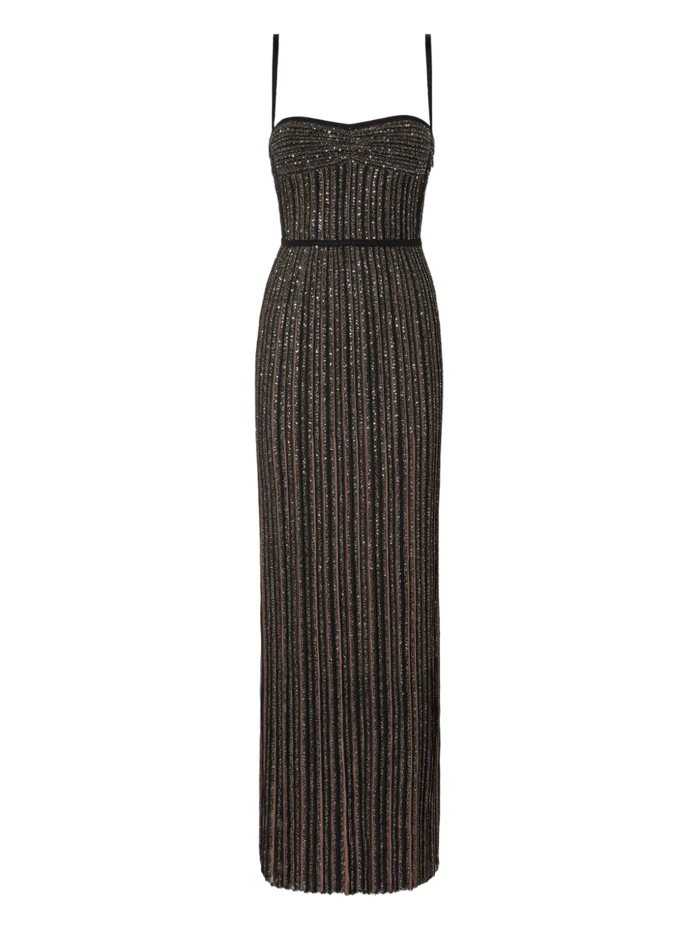 

Платье макси с декором Missoni, черный