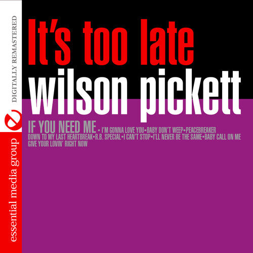 

CD диск Pickett, Wilson: It's Too Late