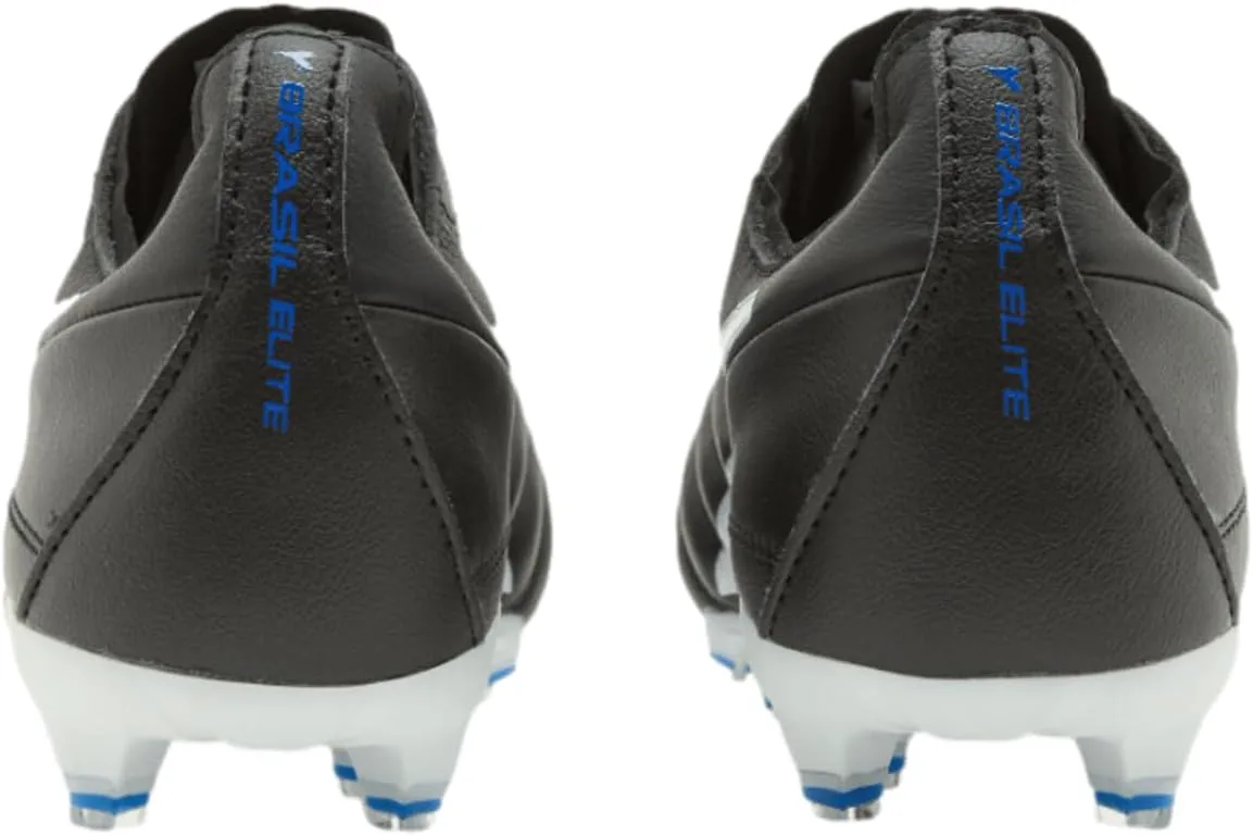 Футбольные бутсы Diadora Brasil Elite 2 LT LP12 для твердого грунта - сверхмягкий, водоотталкивающий верх из цельной телячьей кожи, подкладка из несжимаемой ткани, противоскользящая PU-подкладка на пятке, стелька с точками гибкости, черный/белый... — фото 3