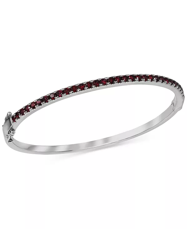 

Браслет с гранатом (2-1/2 карата) из стерлингового серебра Macy'S, garnet