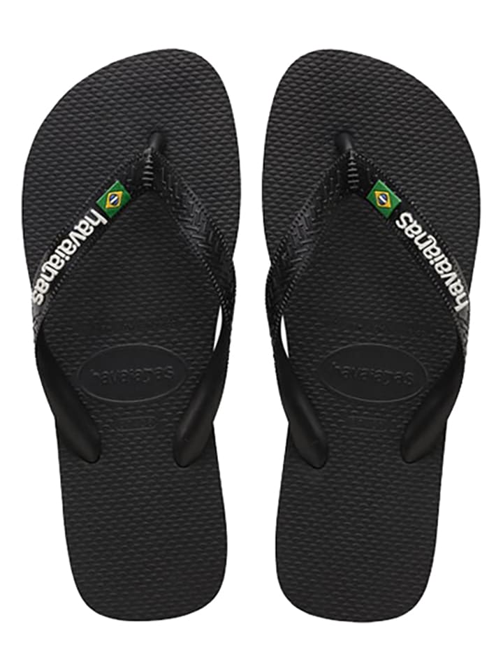 

Шлепанцы Havaianas Brasil Logo, черный