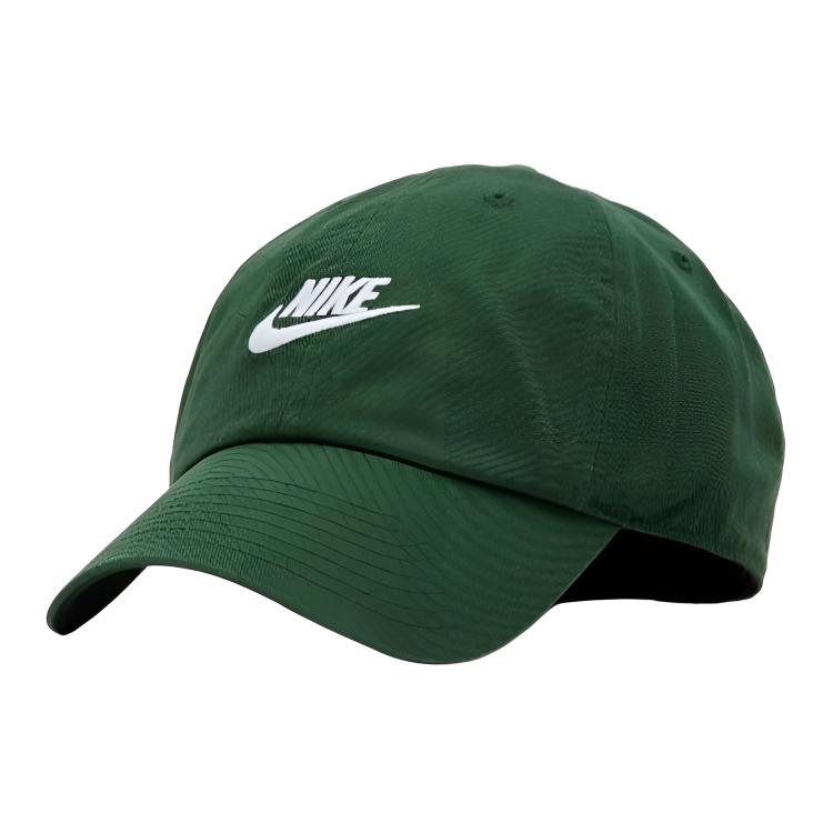 

Nike Хлопковая твилловая бейсболка унисекс зелёная, Green