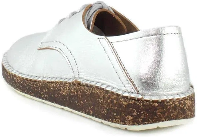 Сандалии мужские Birkenstock, серебристая кожа — фото 3