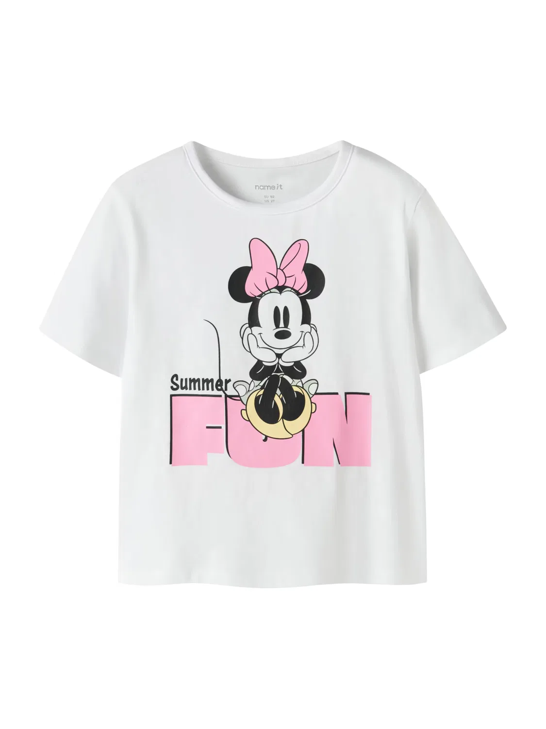 Футболка 'NMFAKAJA MINNIE' Name It, White