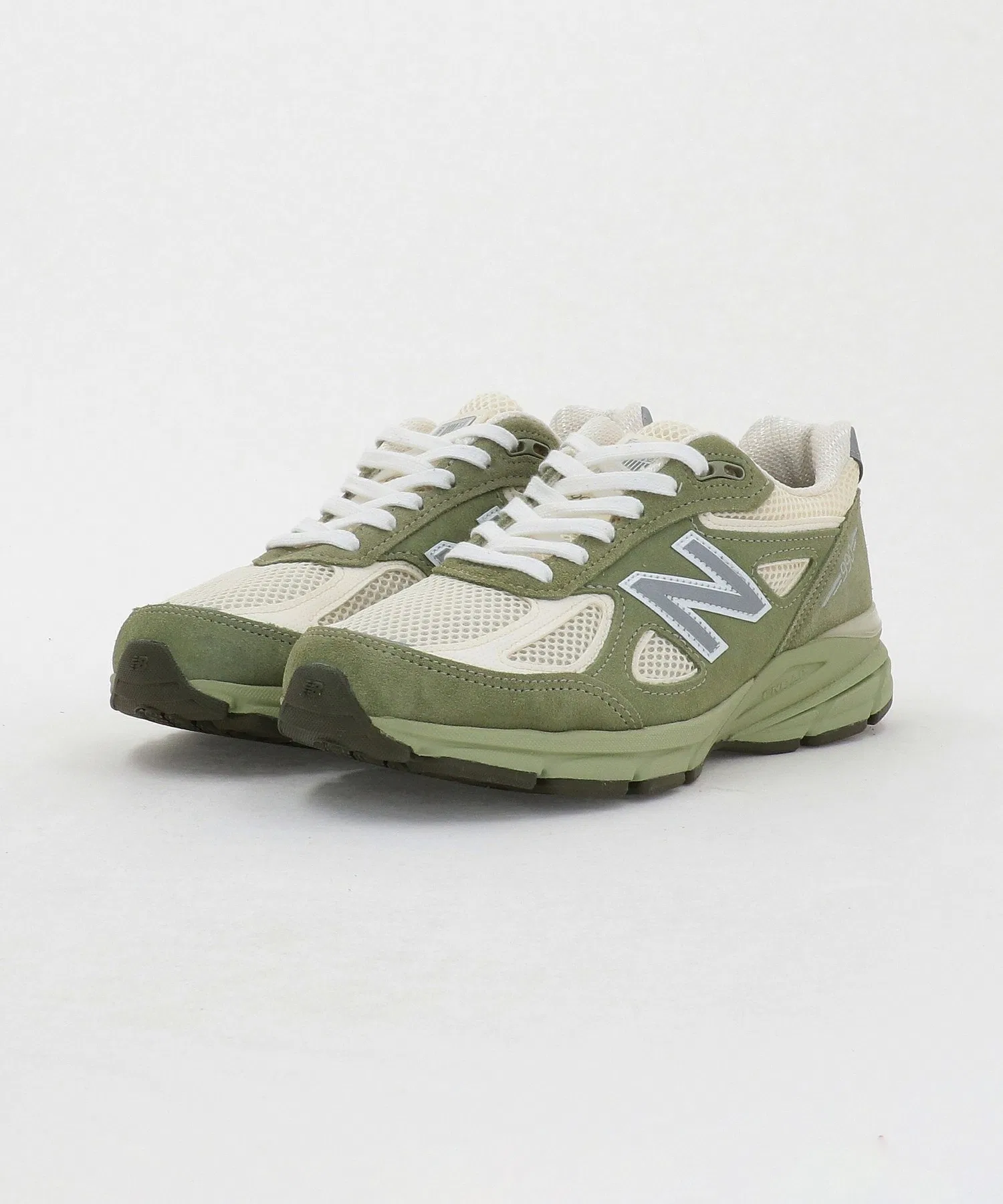 Мужские кроссовки New Balance U9901MX оливковые — фото 2