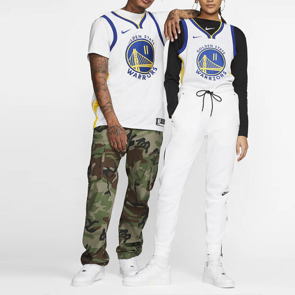Спортивная футболка nba golden state warriors sw fan edition 19-20 season 11 sports basketball jersey white Nike, белый — фото 2