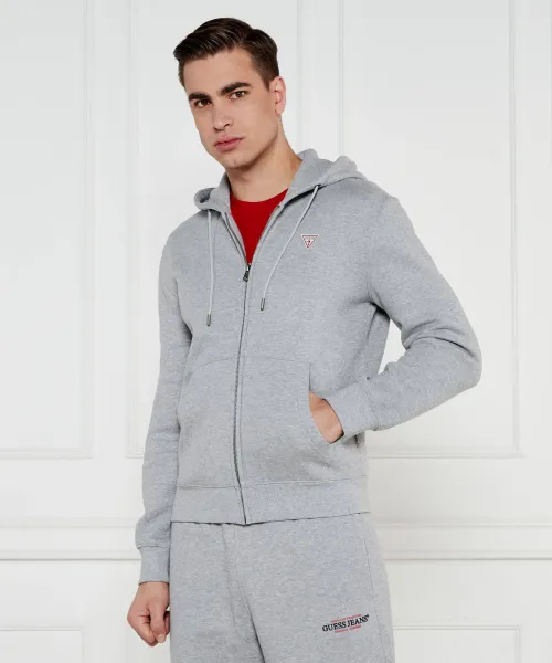 

Толстовка Slim fit Guess Jeans, серый