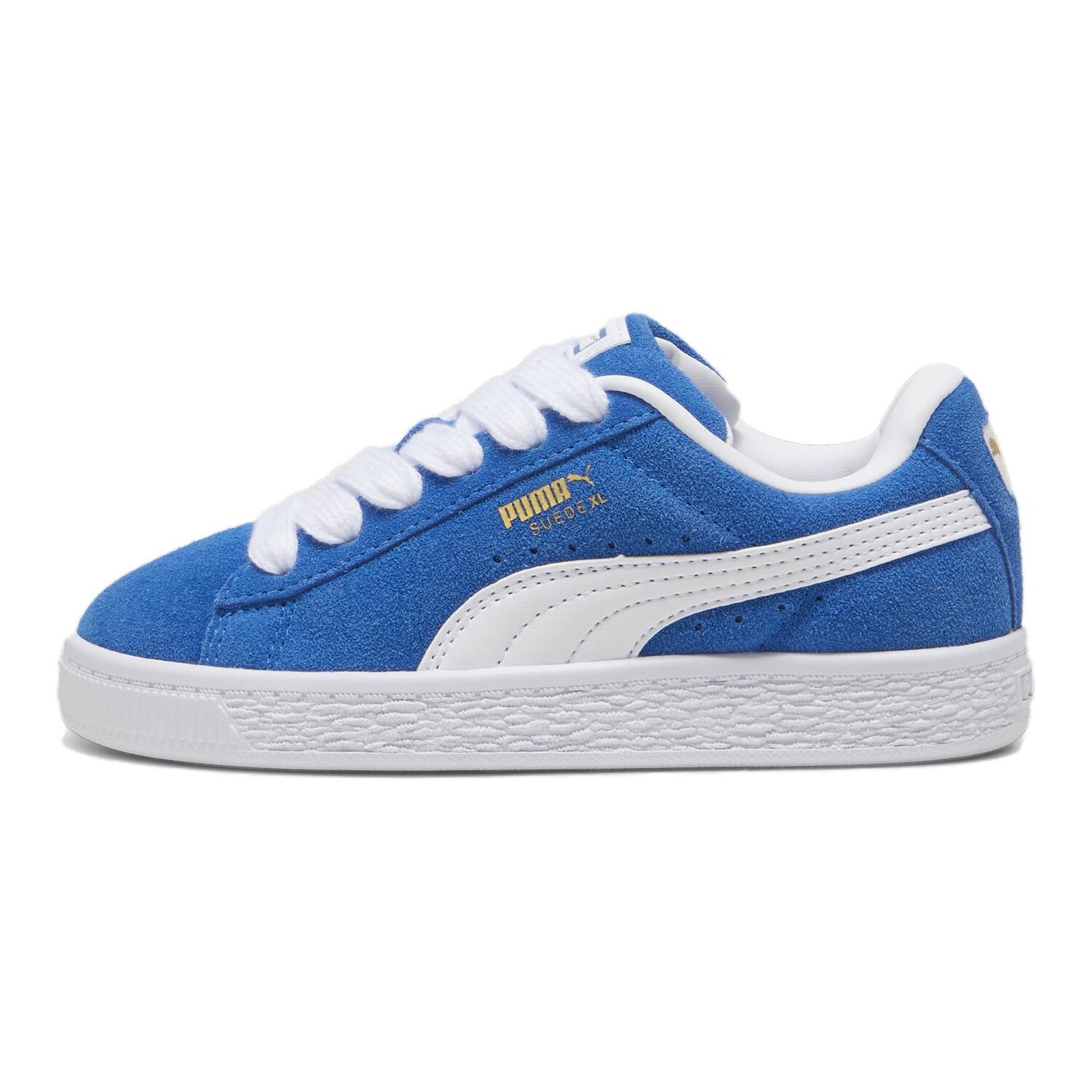 

Замшевые детские кроссовки для скейтбординга, детские, низкие, синие Puma, синий