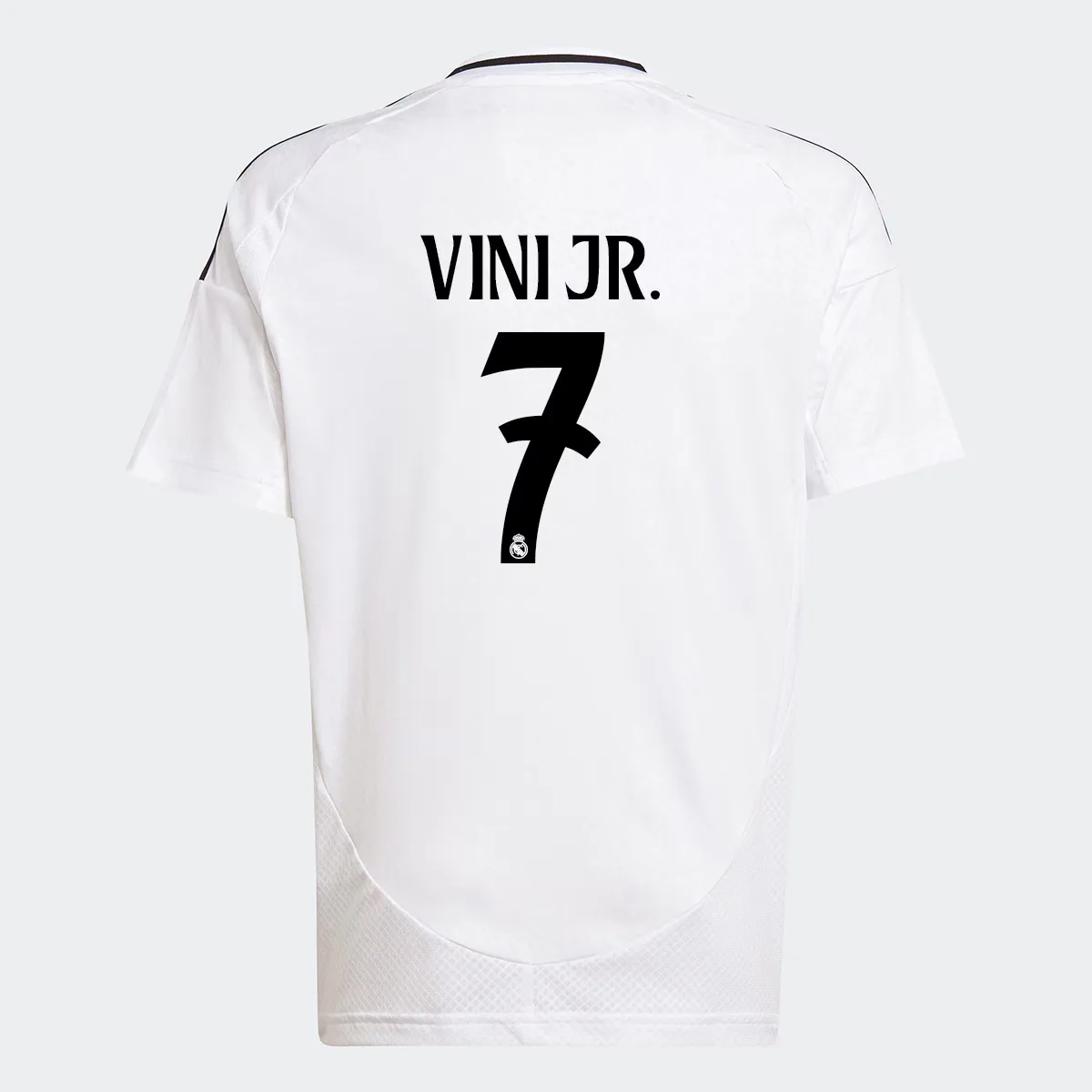 

Детская рубашка Adidas Home Vini Jr. 7 Real Madrid 2024-2025, белый