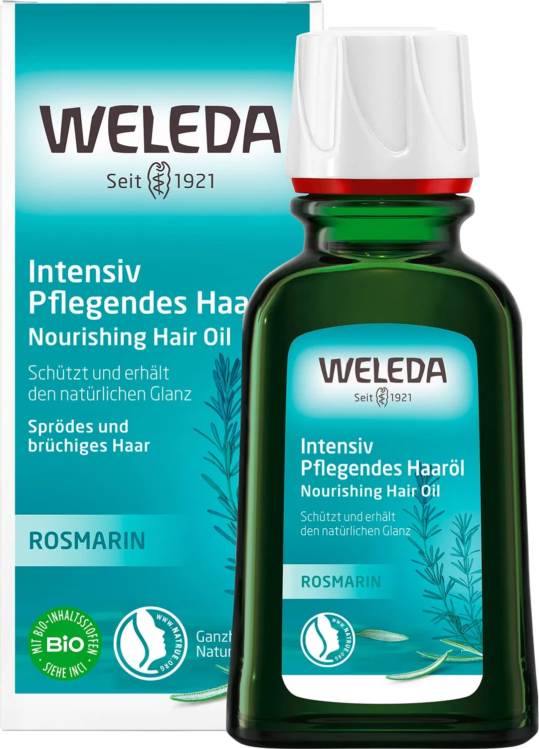 Интенсивно питательное масло для волос с розмарином от Weleda Weleda