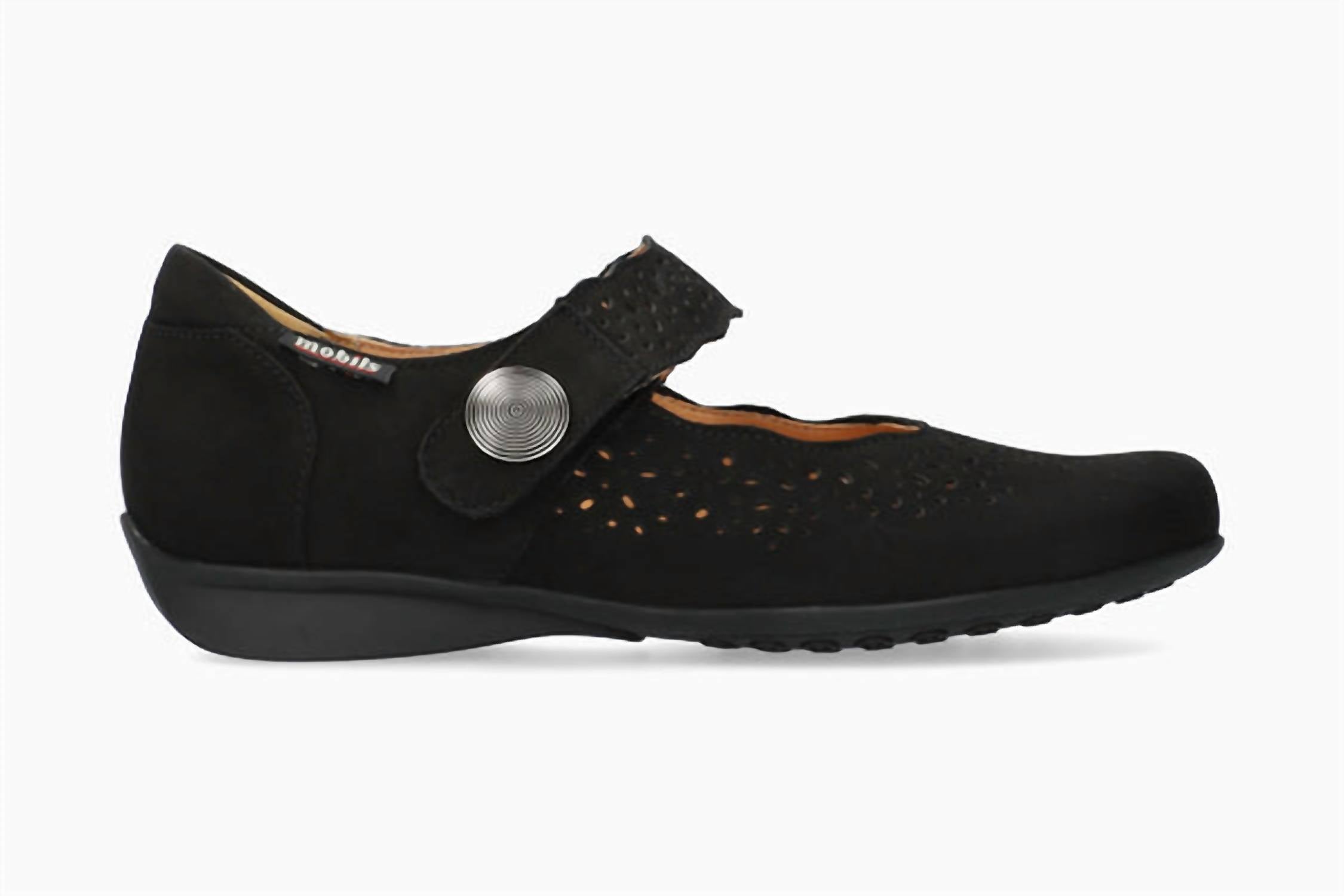 Женские мюли Fabienne Flat черные Bucksoft 6900 MEPHISTO