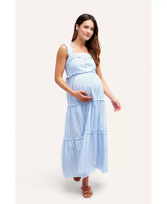 

Платье-майка Эмма во время и после беременности NOM Maternity, синий