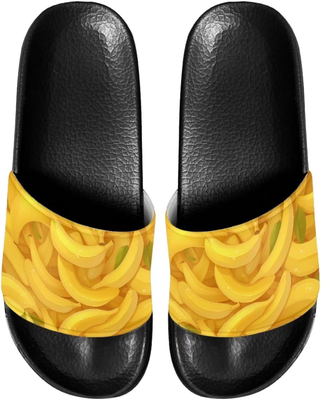 

Сандалии-шлепанцы унисекс с мягкой стелькой, удобные для женщин и мужчин, кожаные, размеры 6-13,5 Mintulipy, Banana-1