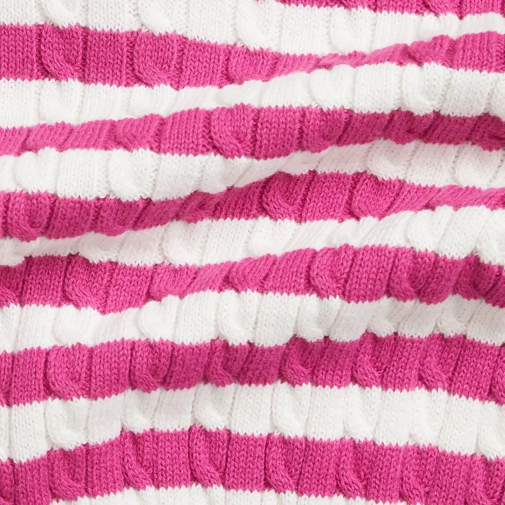 Polo Ralph Lauren Свитер Preppy Pink Multicolor для малышей — фото 4