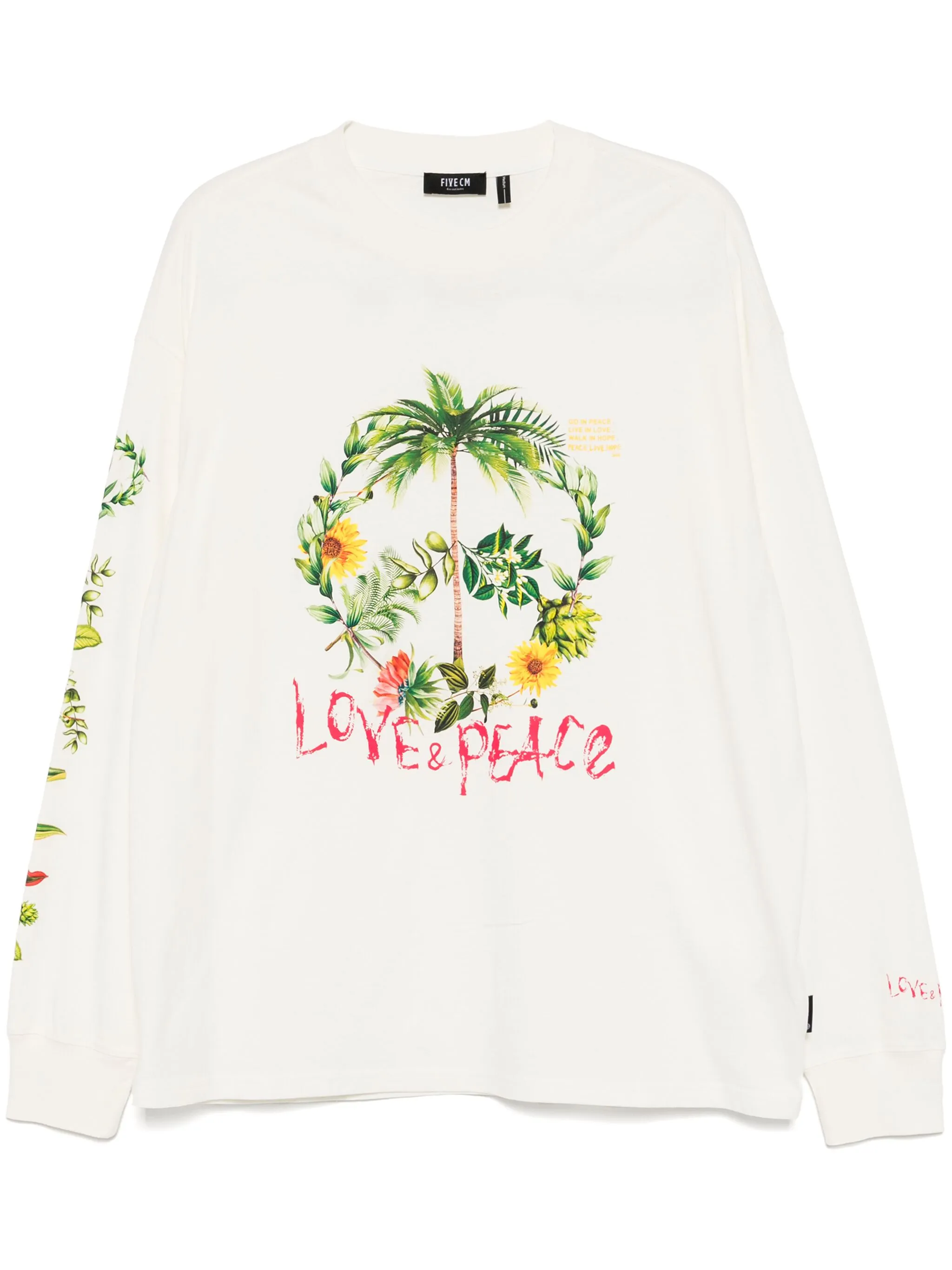 

Футболка с графичным принтом Five Cm, нейтральный