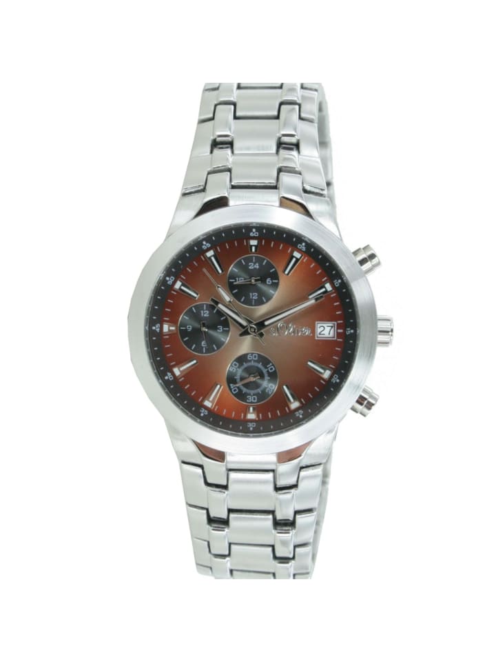 

s.Oliver Кварцевые часы SO-15054-MCR серебристого цвета