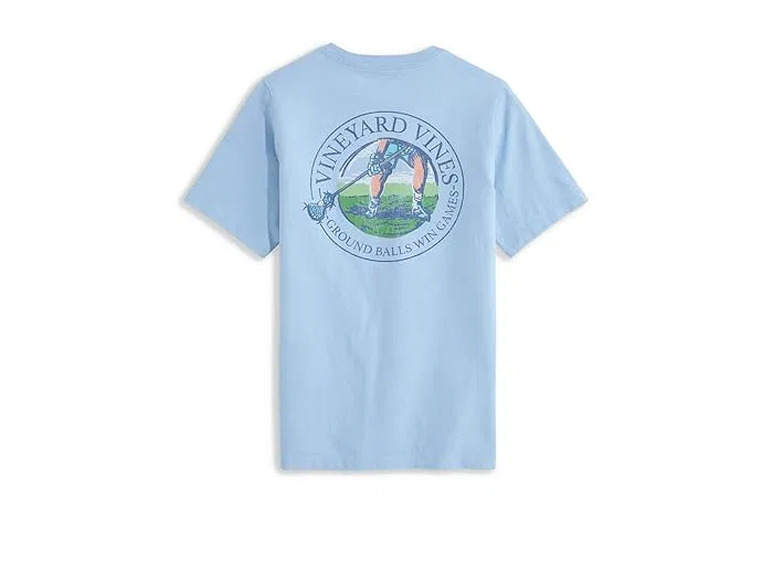 Футболка с карманом Score It Vineyard Vines Kids, Jake Blue — фото 2