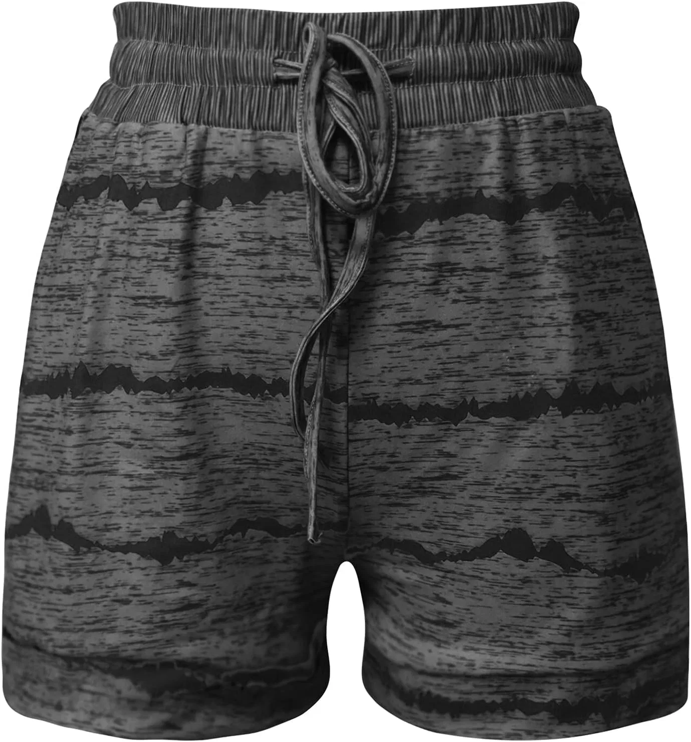 Шорты спортивные с завязкой на резинке, Generic, Dark Gray — фото 2
