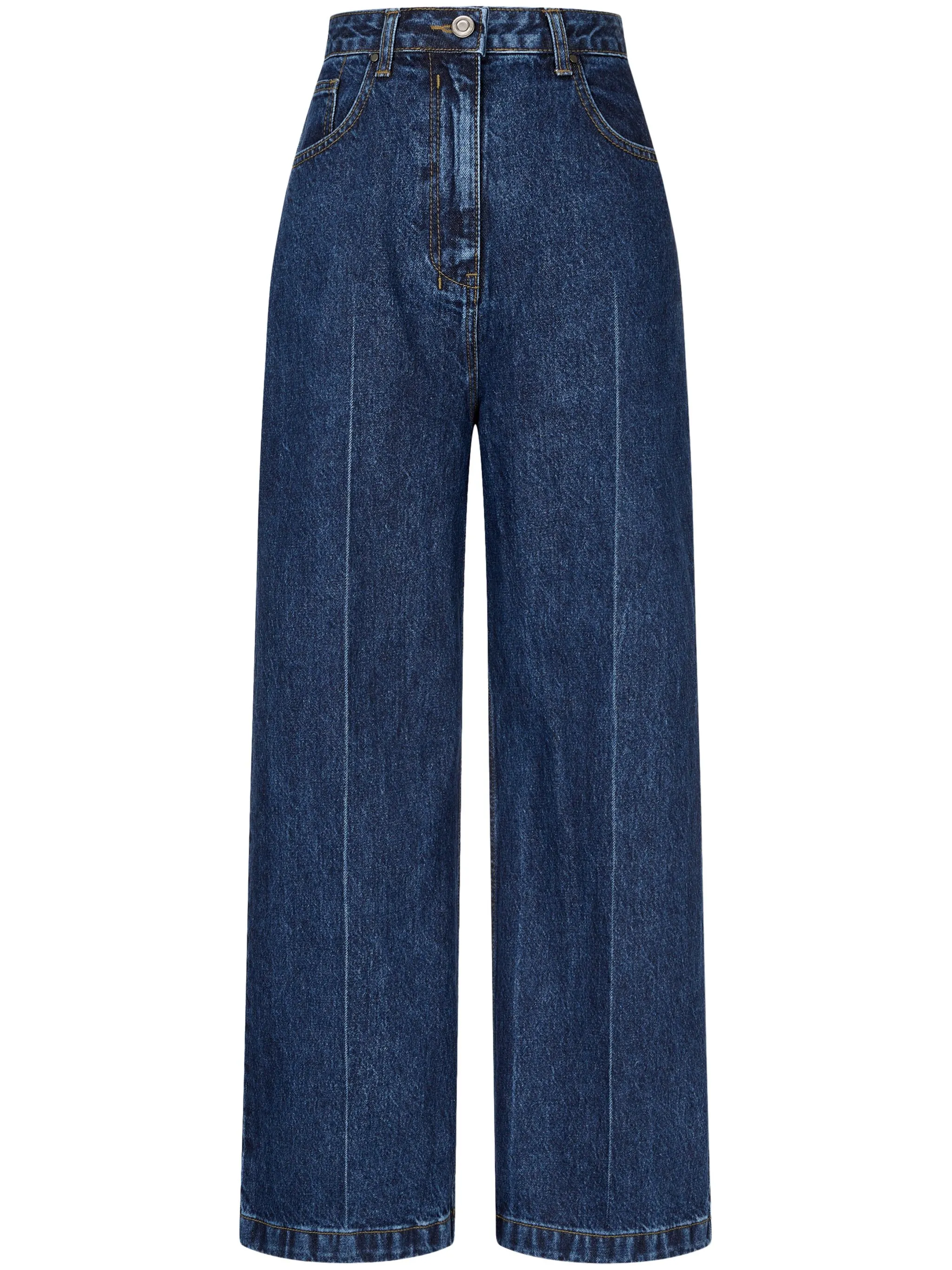 

Джинсы со складками Studio Tomboy, синий