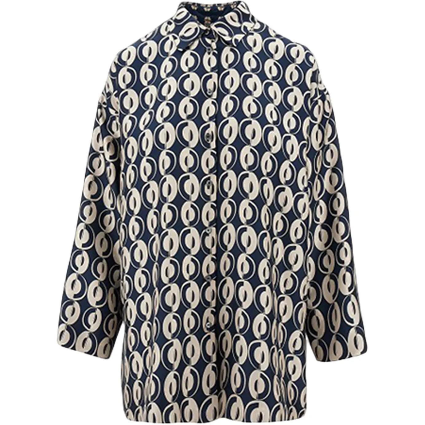 

Max Mara All Over Patterned Reversible Shirt MaxMara, синий