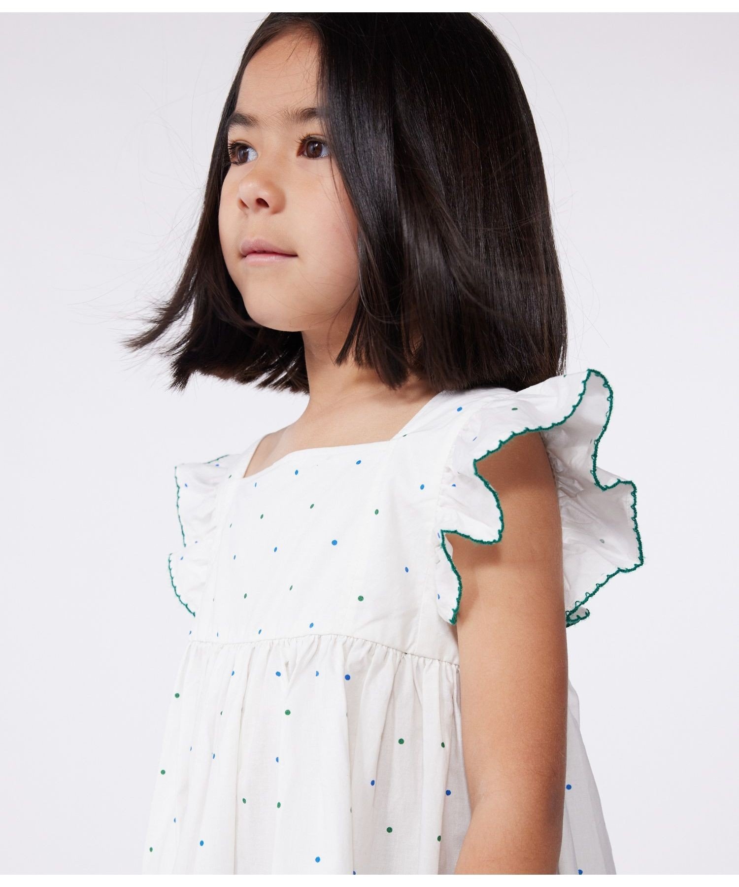 Платье один кусочек Petit Bateau, Off-white/Multicolor — фото 4