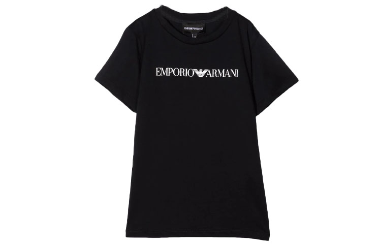 EMPORIO ARMANI Футболка FW22 marine blue kids' — фото 3