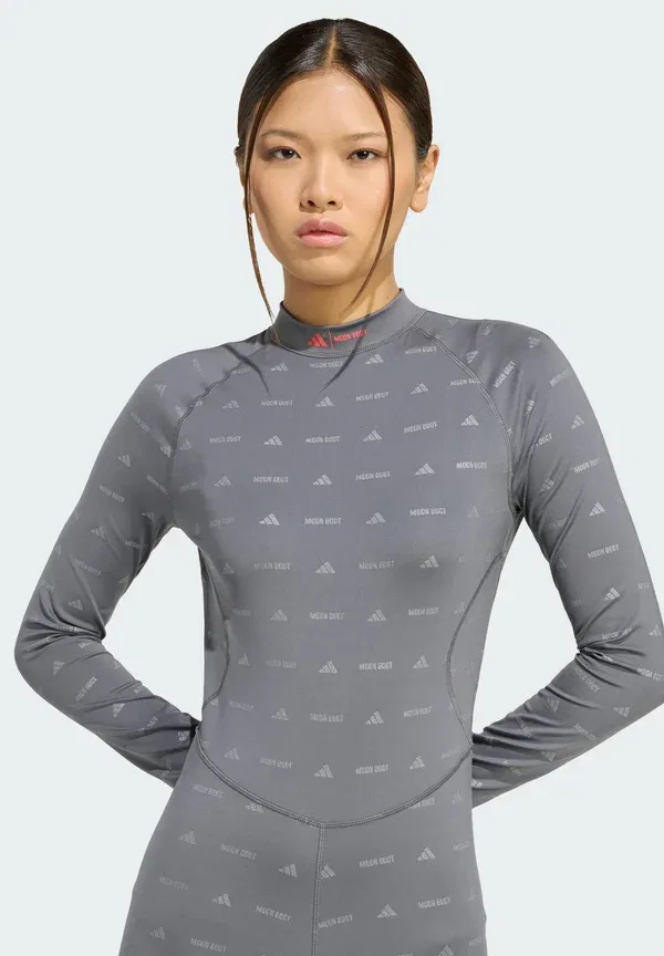 Комбинезон-вейтс Shine Adidas Sportswear, гранит/отражающее серебро — фото 3