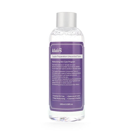 

Увлажняющий тоник для лица 180мл Klairs, Supple Preparation Unscented Toner