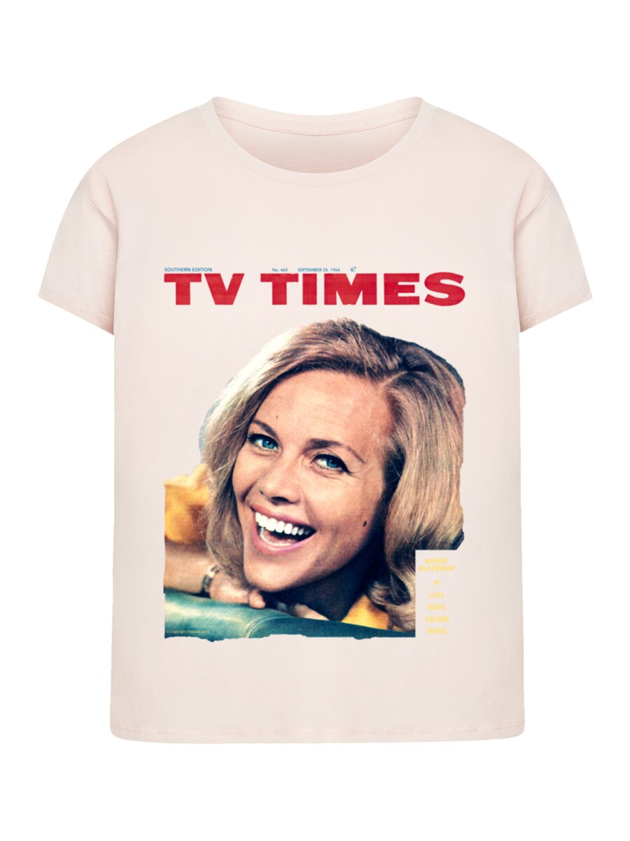 

Футболка F4NT4STIC TV Times Honor Blackman 1964 Cover, Rose