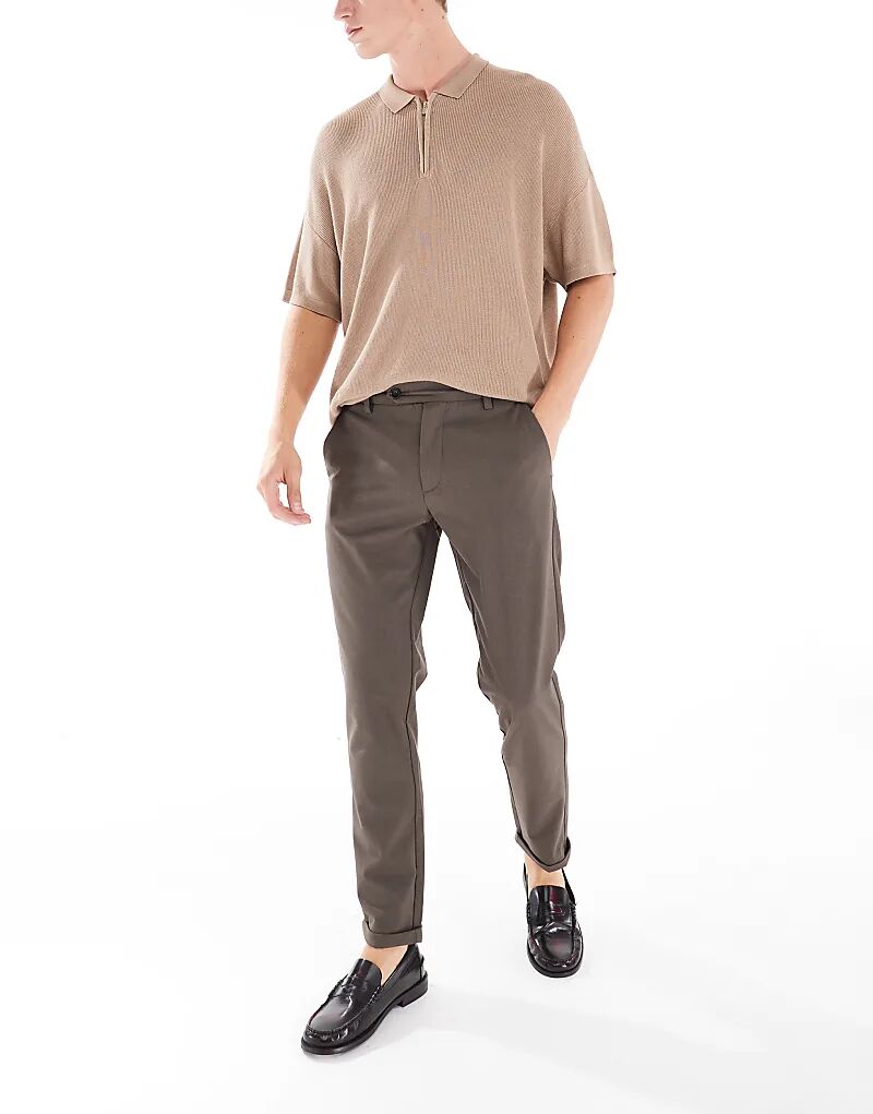 

Элегантные брюки коричневого цвета Jack & Jones