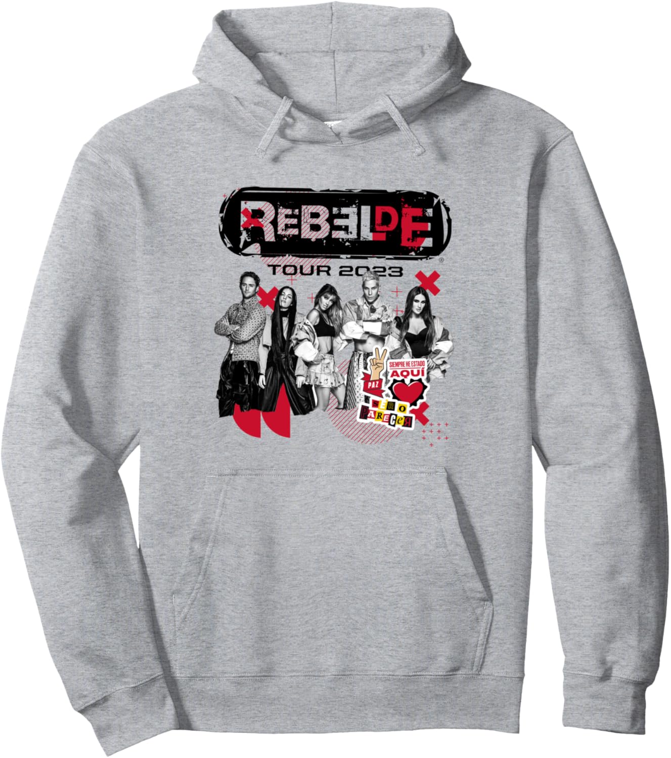 

Толстовка RBD Rebelde Tour 2023 Rebelde Concert, серая Rebelde Rbd, Серый, Толстовка RBD Rebelde Tour 2023 Rebelde Concert, серая Rebelde Rbd