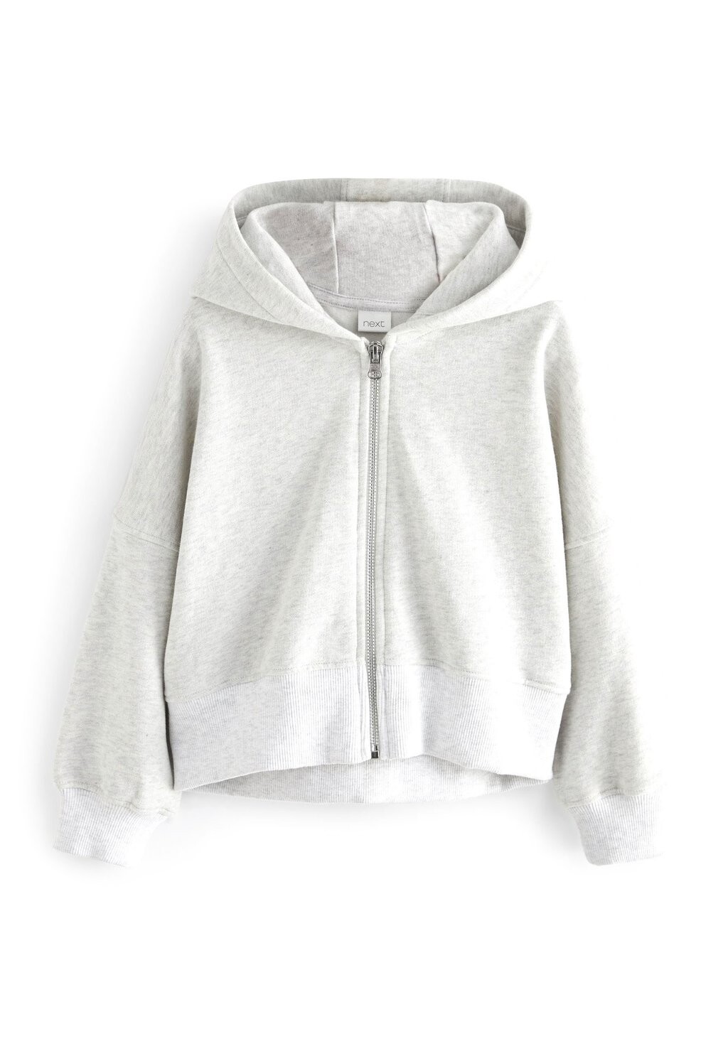 

Толстовка на молнии Crop Zip Through Next, цвет grey